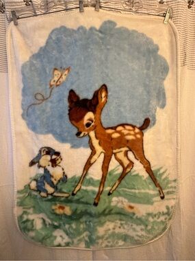 Bambi Vintage Cartoon Baby Blanket